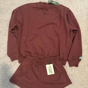 Daily Drills Vintage Crew Super Shorts Set Bodega Color